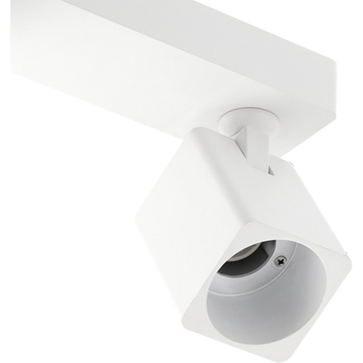 CGC ROSA Twin White Square Spotlight With Adjustable Head - WHITE – image 2