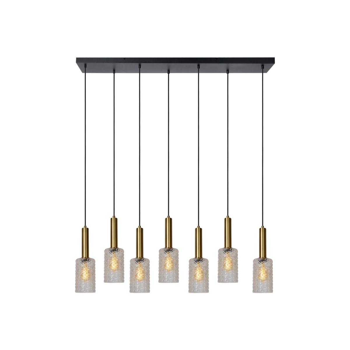 Coralie Classic Bar Pendant Light Transparant - Brass