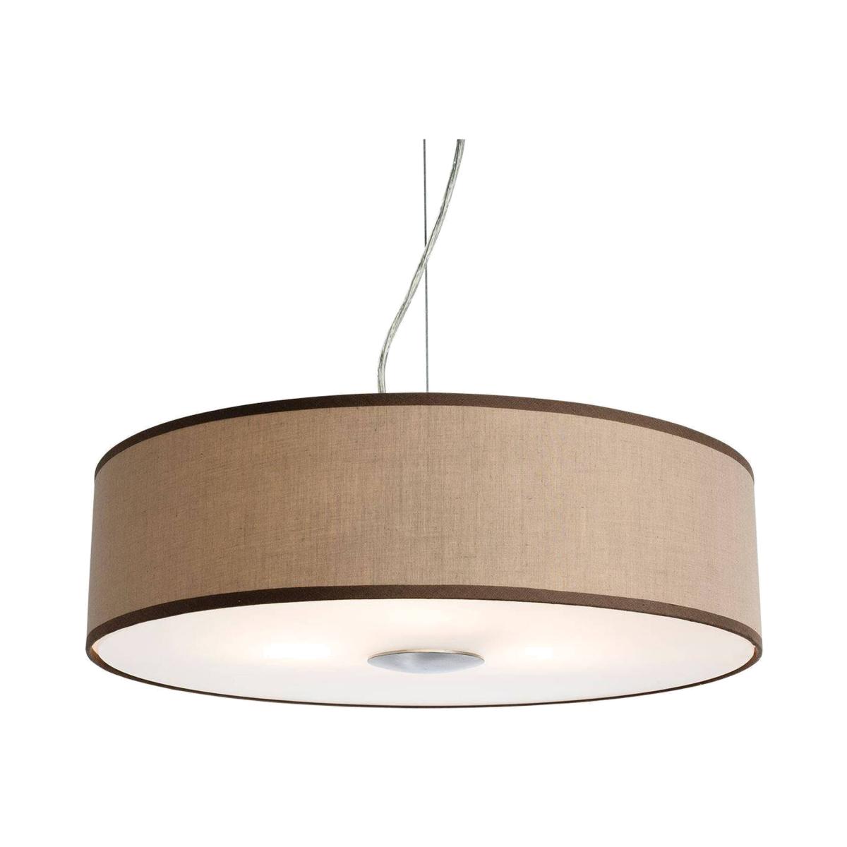 Madison 3 Light Round Ceiling Pendant Taupe, E27 - Taupe