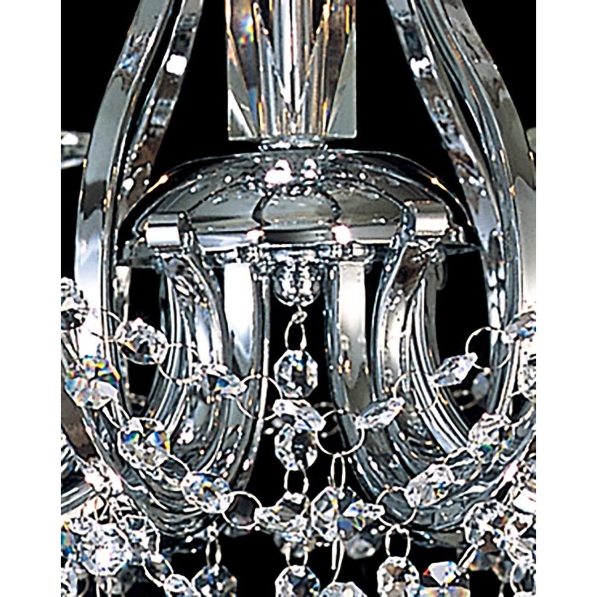Bianco Semi Flush Ceiling 8 Light Polished Chrome, Crystal - Polished Chrome – image 4