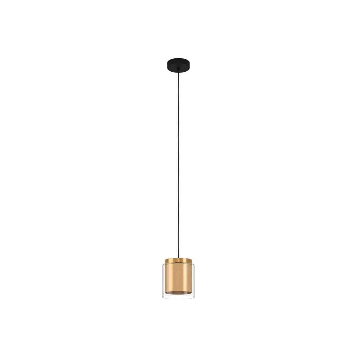 EGLO Lagunitas Gold Clear Pendant - Yellow