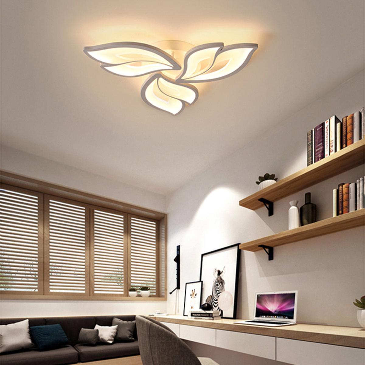 3 Lights Flower Shape LED Ceiling Light - White / Cool White – image 6