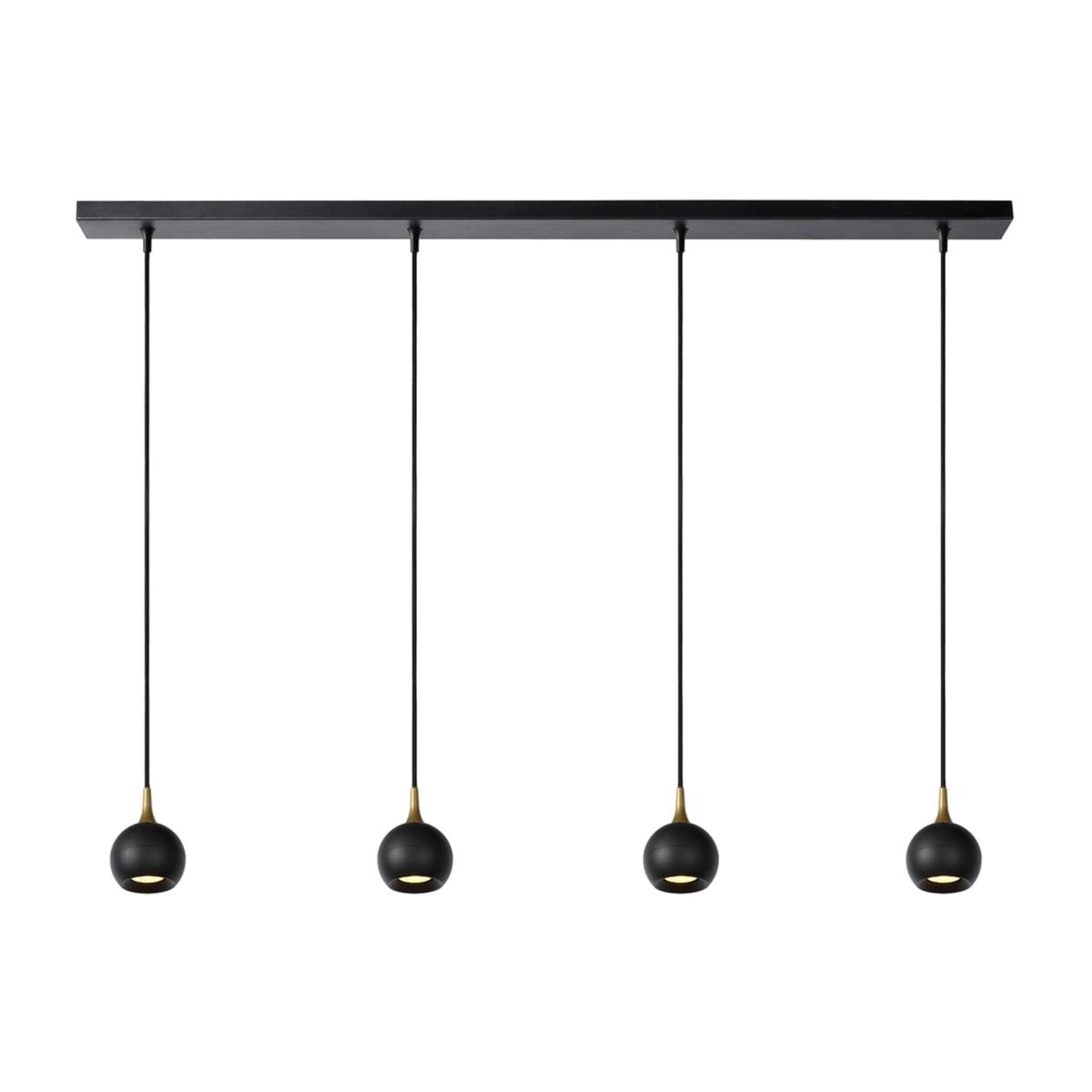 Favori Modern Bar Pendant Light Black - Black
