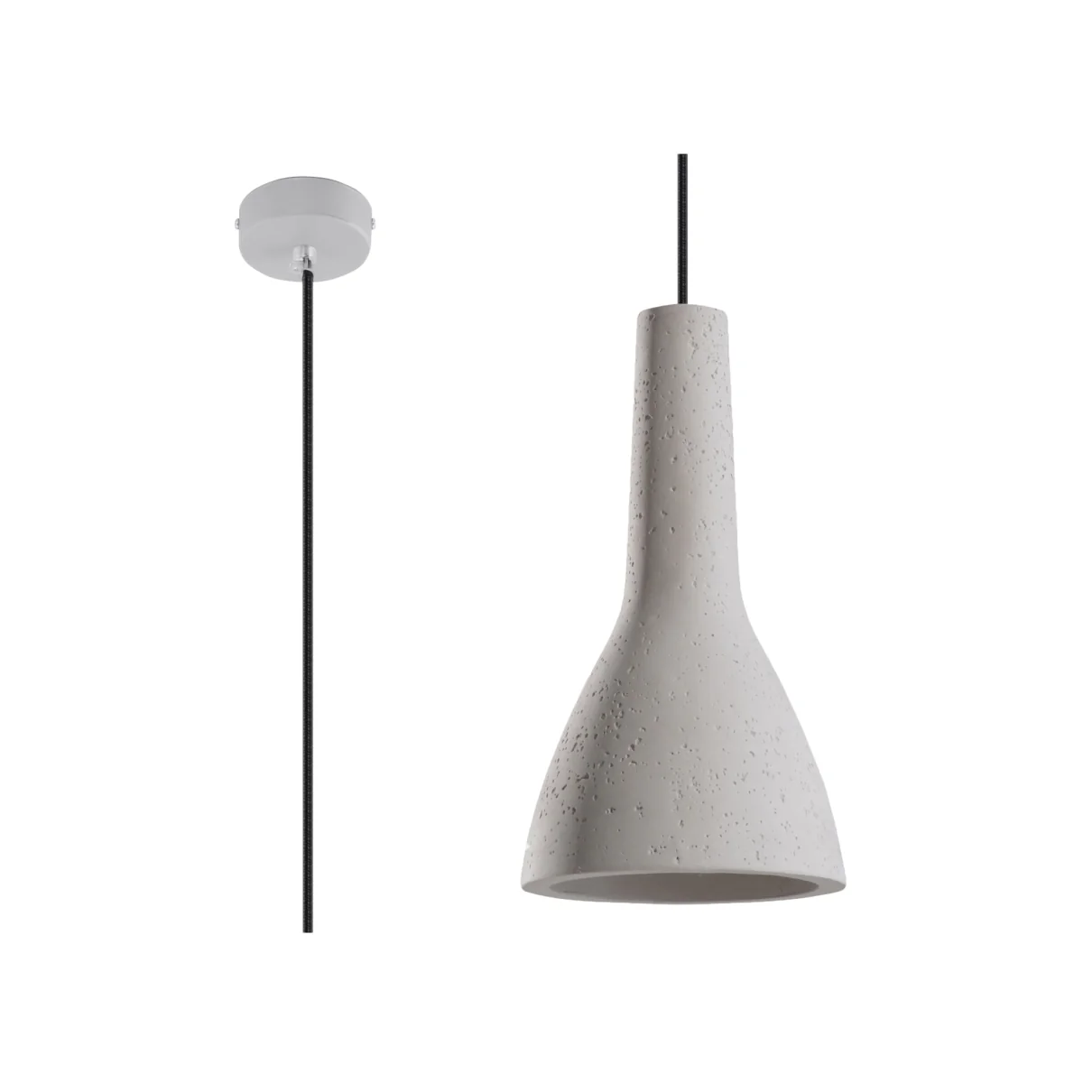 Pendant lamp EMPOLI - gray – image 1