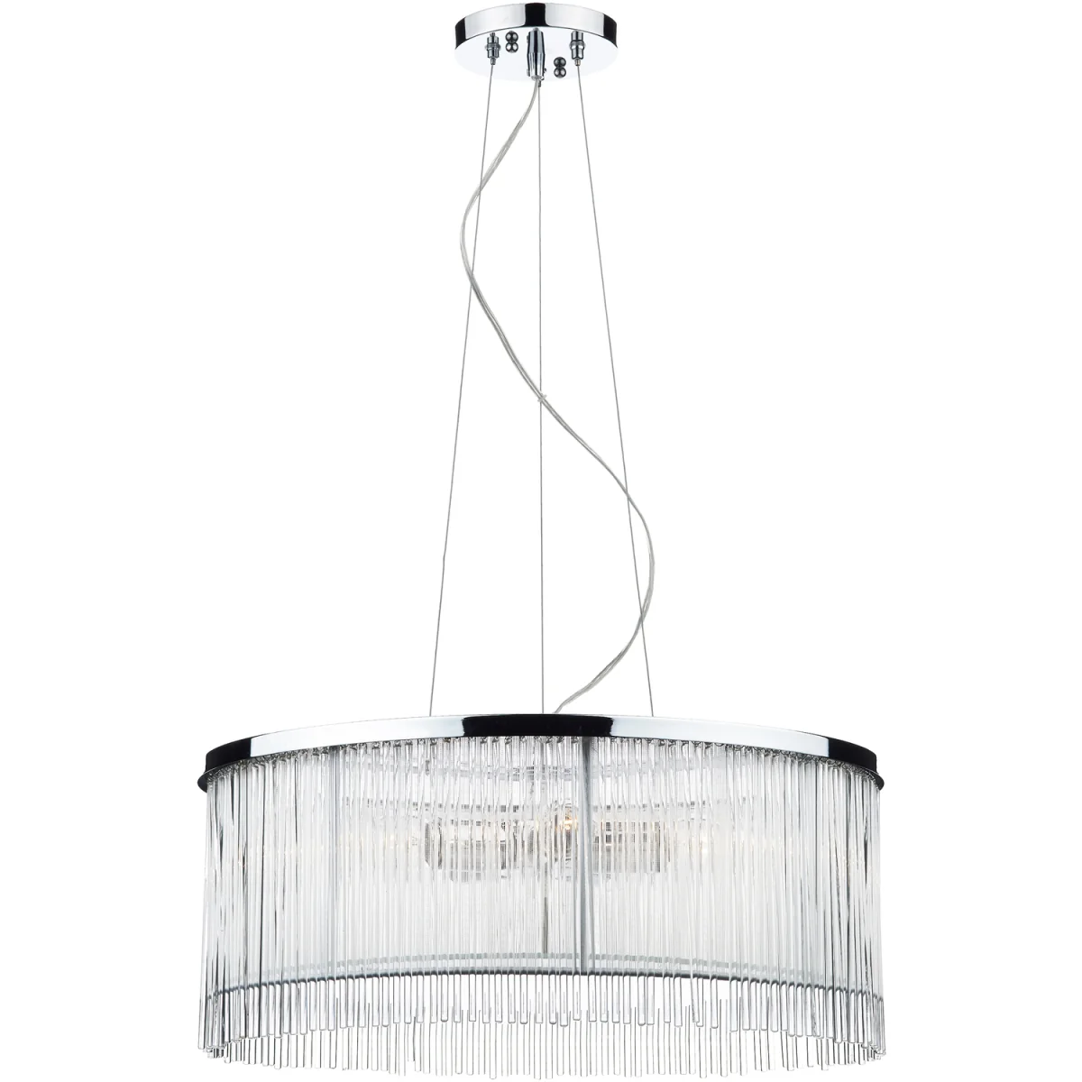 Japan 3 Light Pendant Polished Chrome – image 3