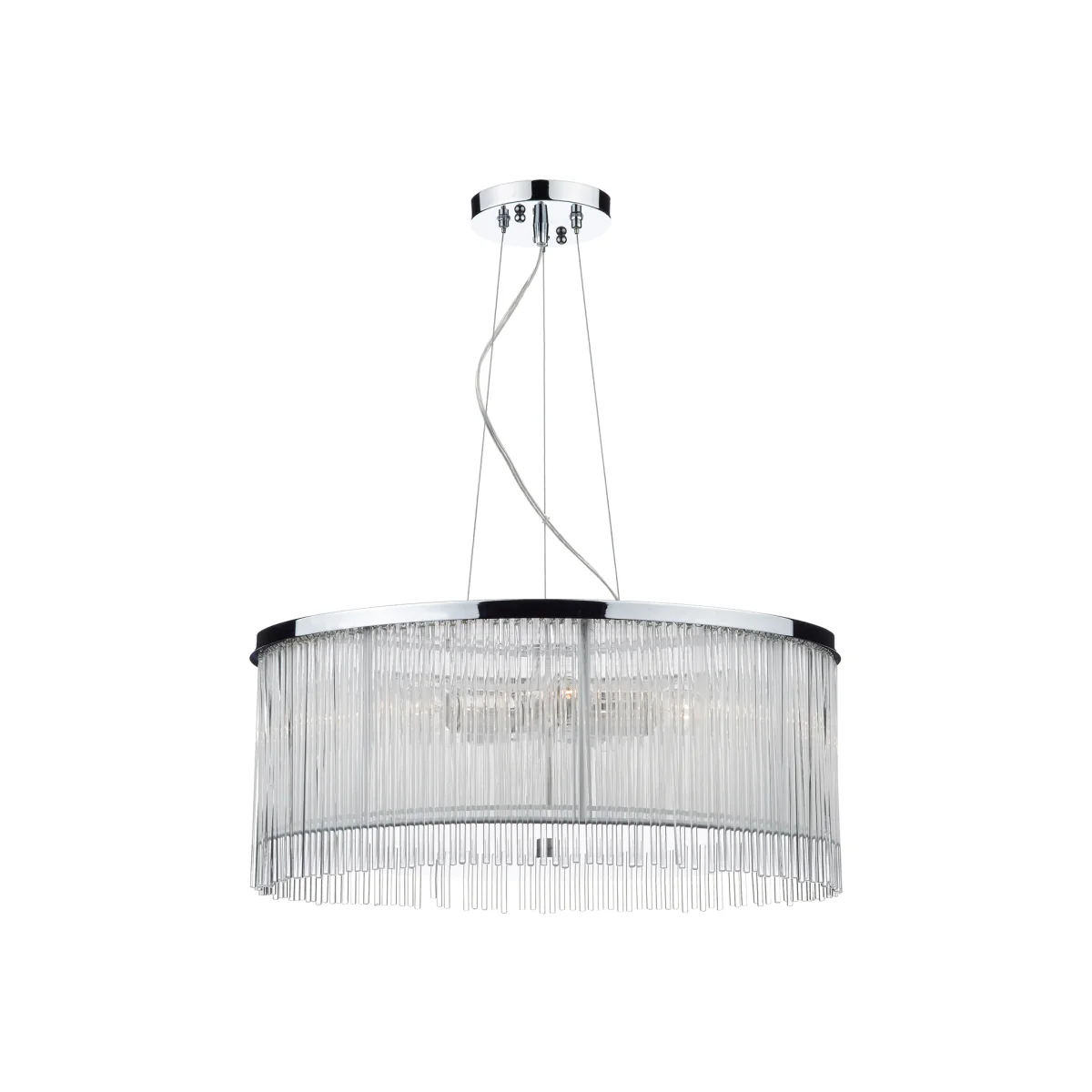 Japan 3 Light Pendant Polished Chrome – image 1