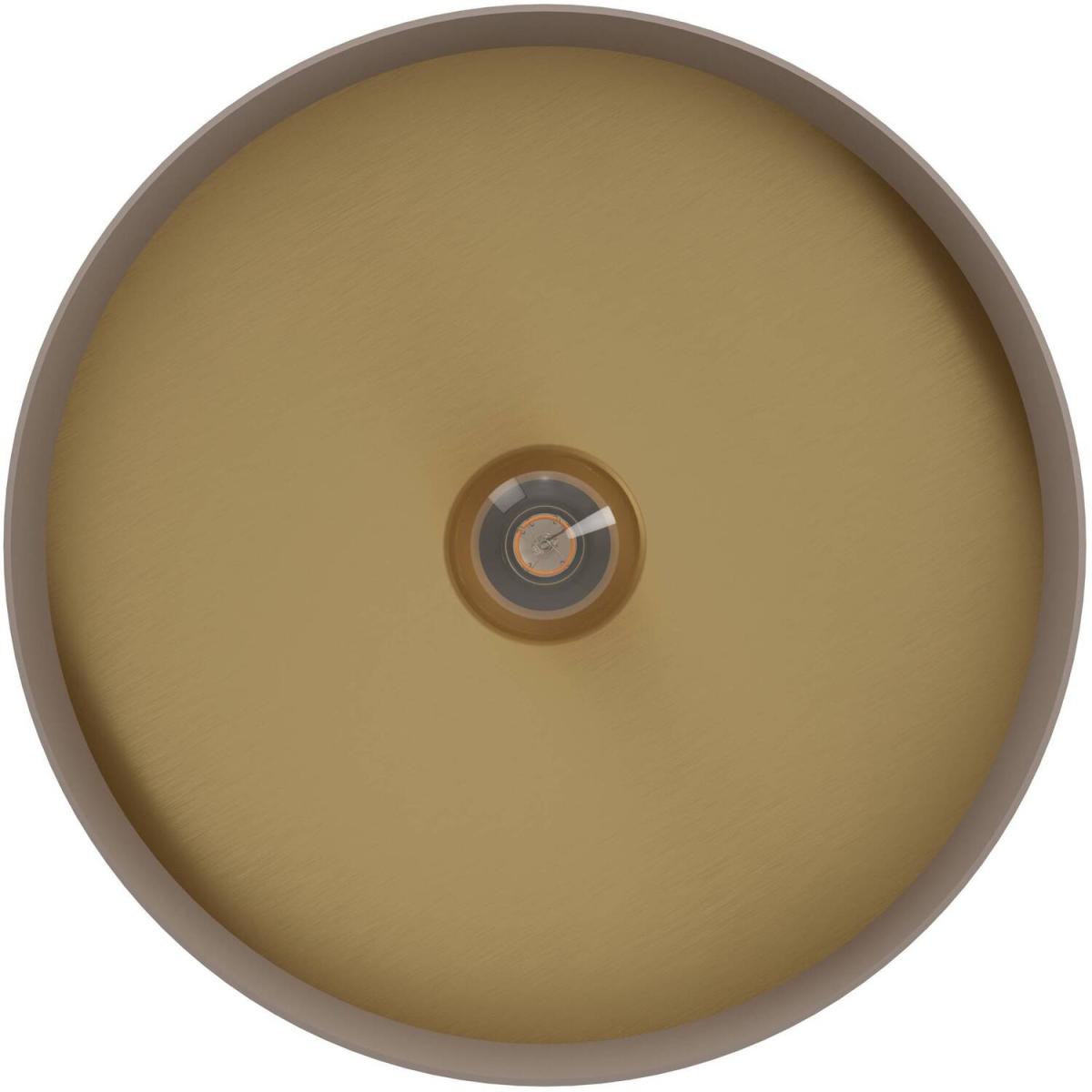 EGLO Duaia Taupe Metal Flush Ceiling Light With Interchangeable Element - Taupe – image 4
