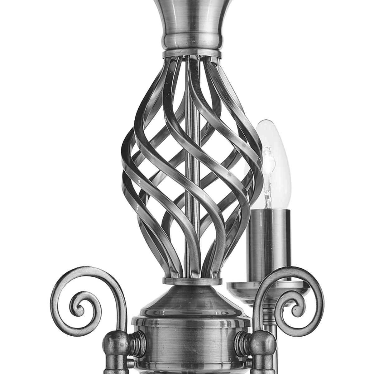 Rio Satin Silver 3Lt Pendant - Silver – image 2