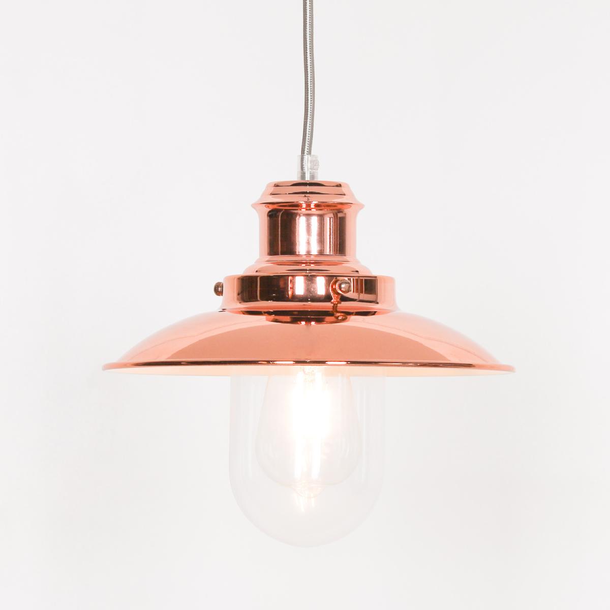Copper Pendant Hanging Ceiling Light in Fisherman Style - Copper – image 1