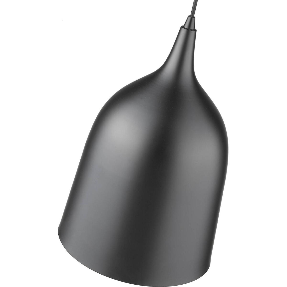Spring Dome Ceiling Pendant Black, Matt Black, E27 - Black – image 2