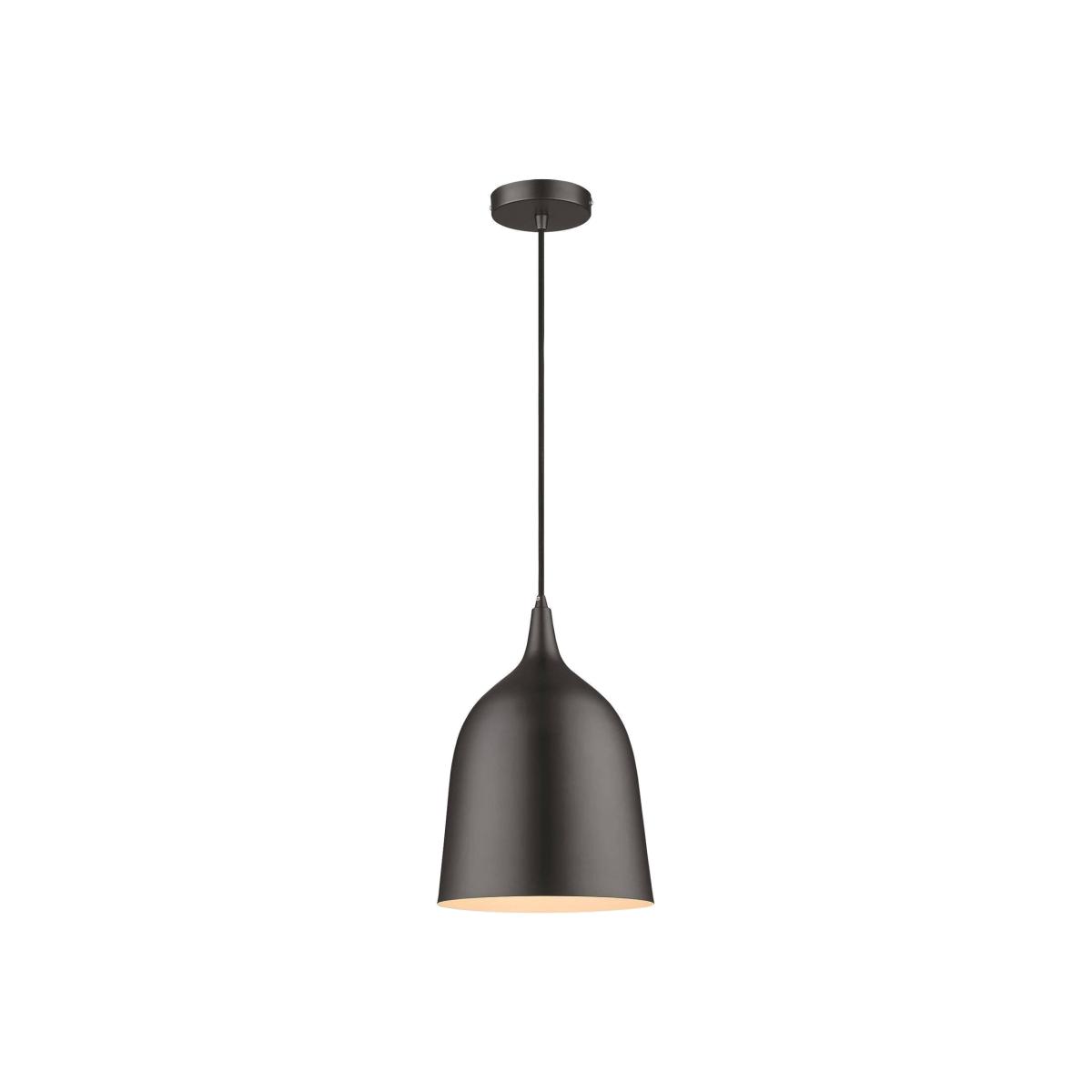 Spring Dome Ceiling Pendant Black, Matt Black, E27 - Black – image 1