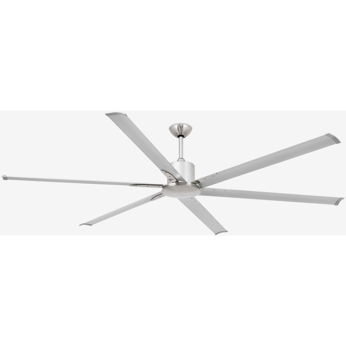 Andros Anodized Grey 6 Blade Ceiling Fan - Satin Nickel – image 2