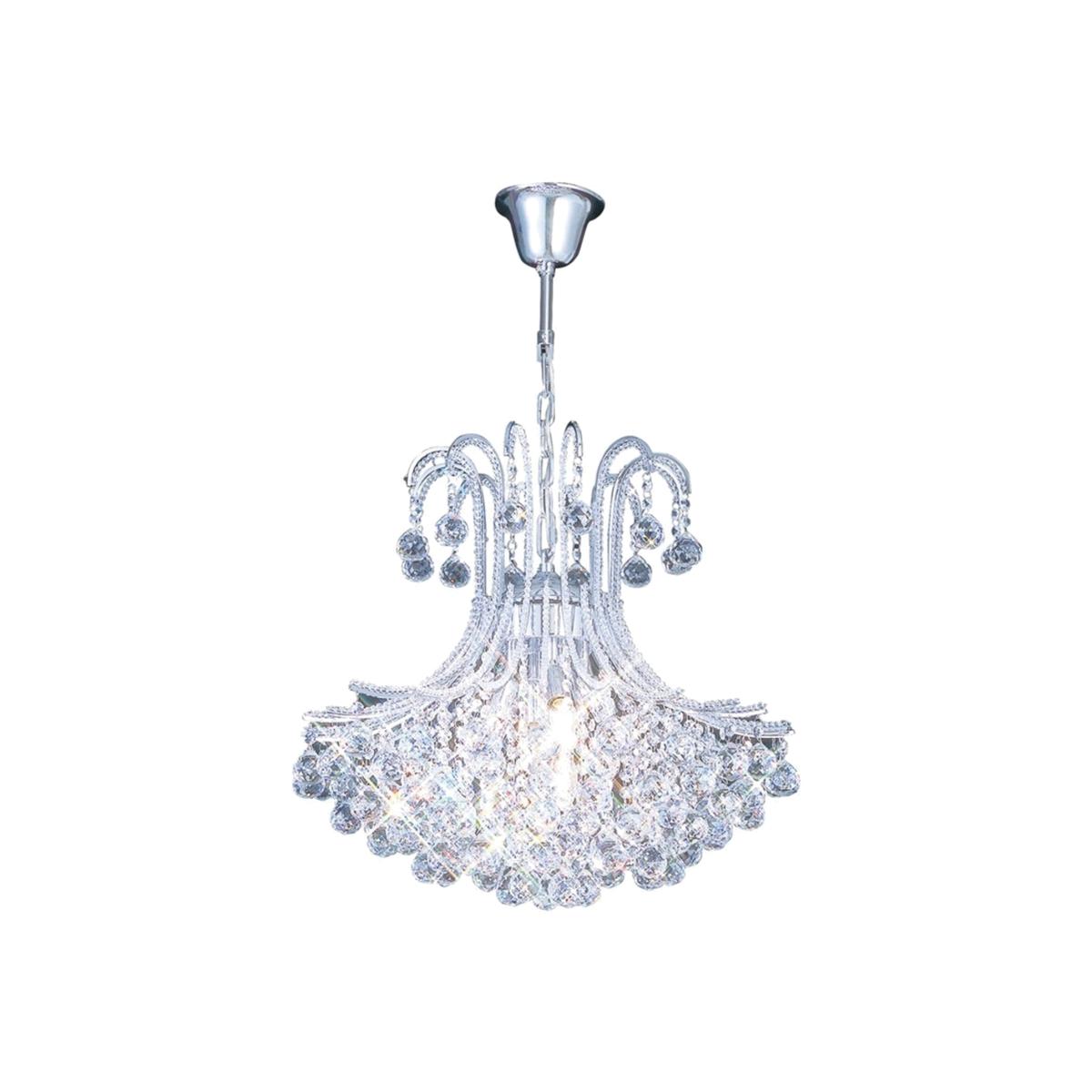 Bask Ceiling Pendant Round 6 Light Polished Chrome, Crystal - Polished Chrome – image 1