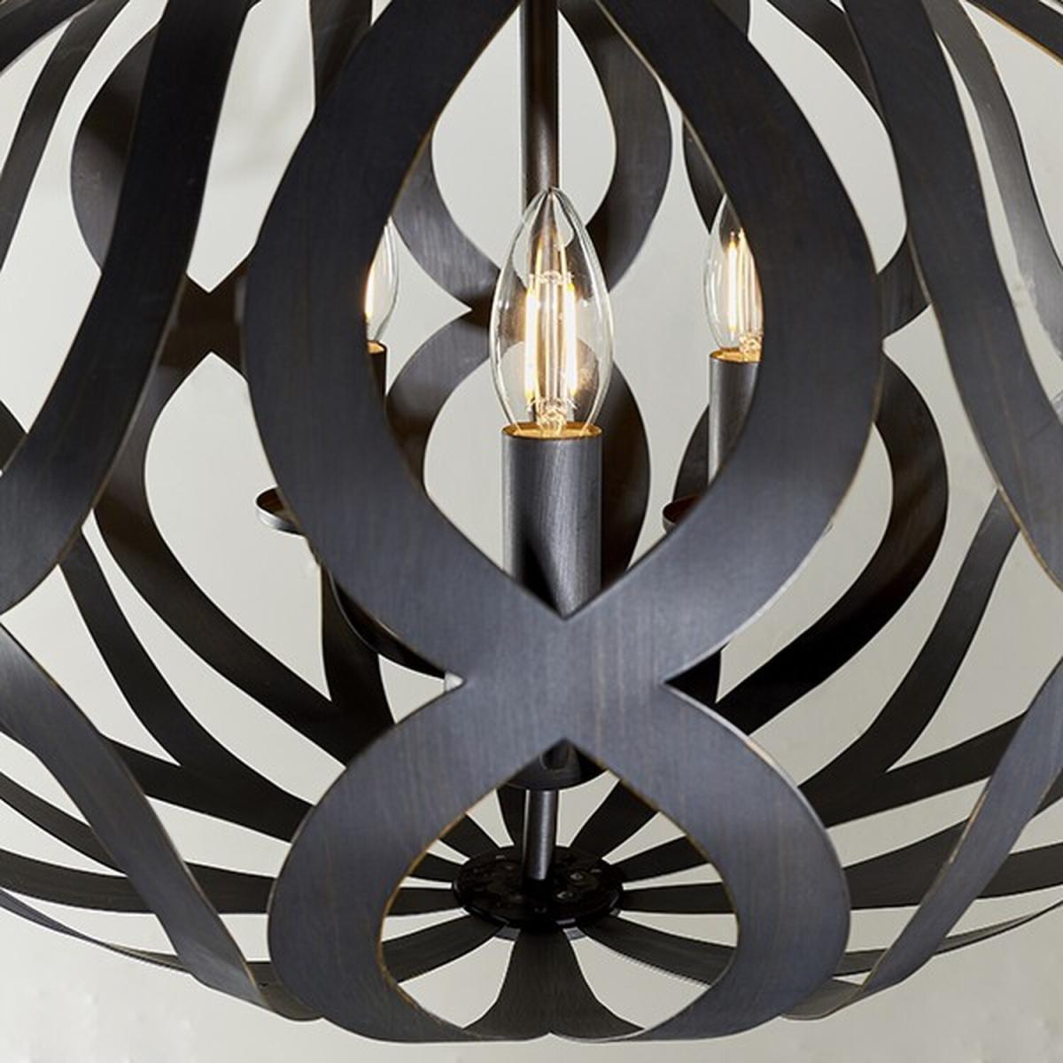 Sirolo 3 Light Ceiling Pendant Antique Bronze Paint, E14 - Antique Bronze Paint – image 5