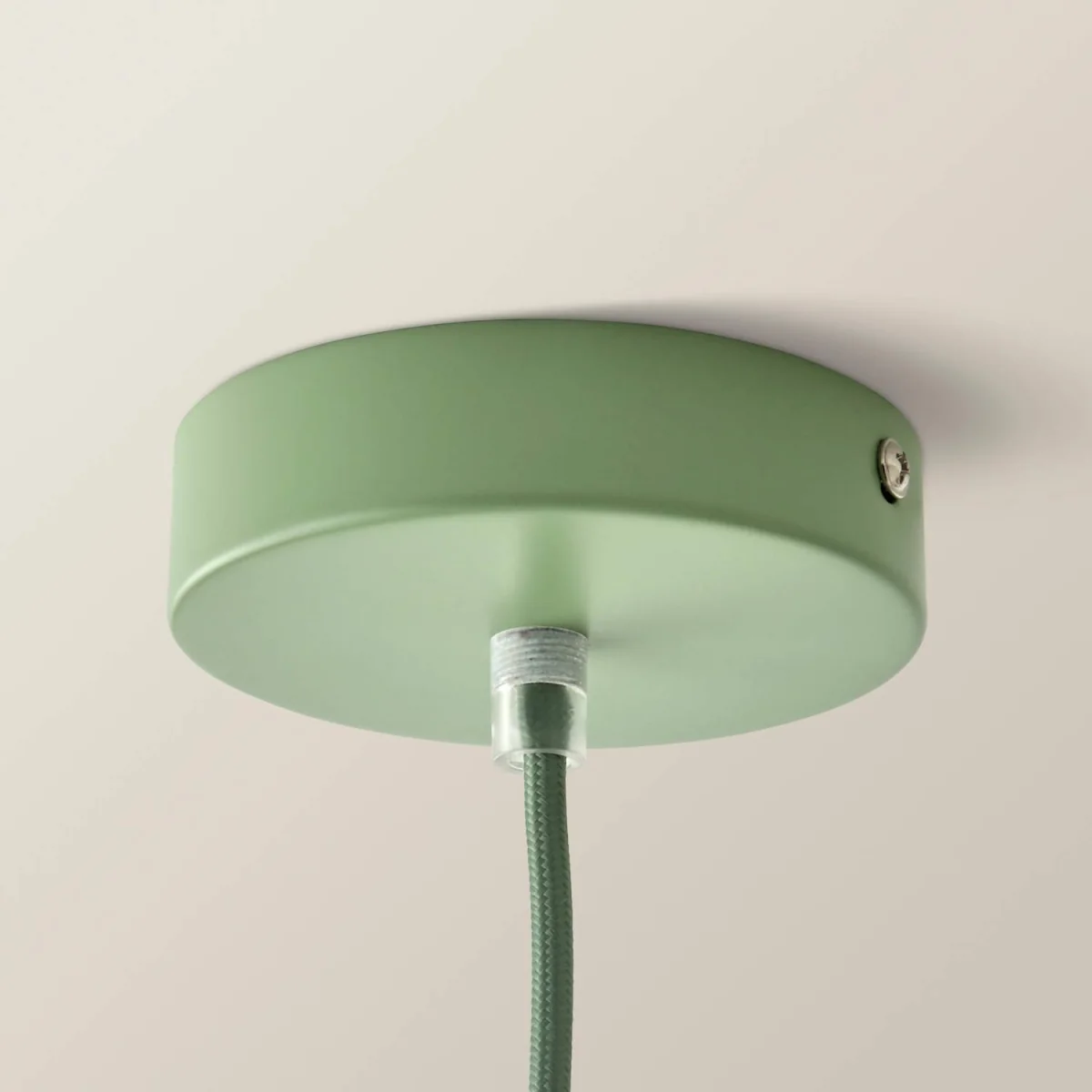 Taffy Stripe Glass Pendant Ceiling Light - Green / 0.94kg – image 5