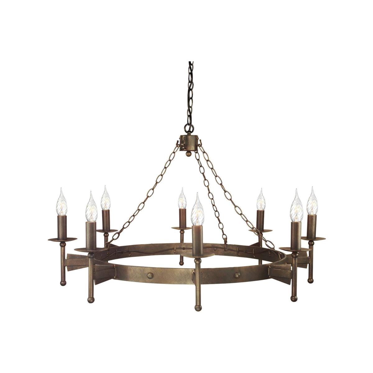 Cromwell 8 Light Chandelier Old Bronze Finish, E14 - Old Bronze