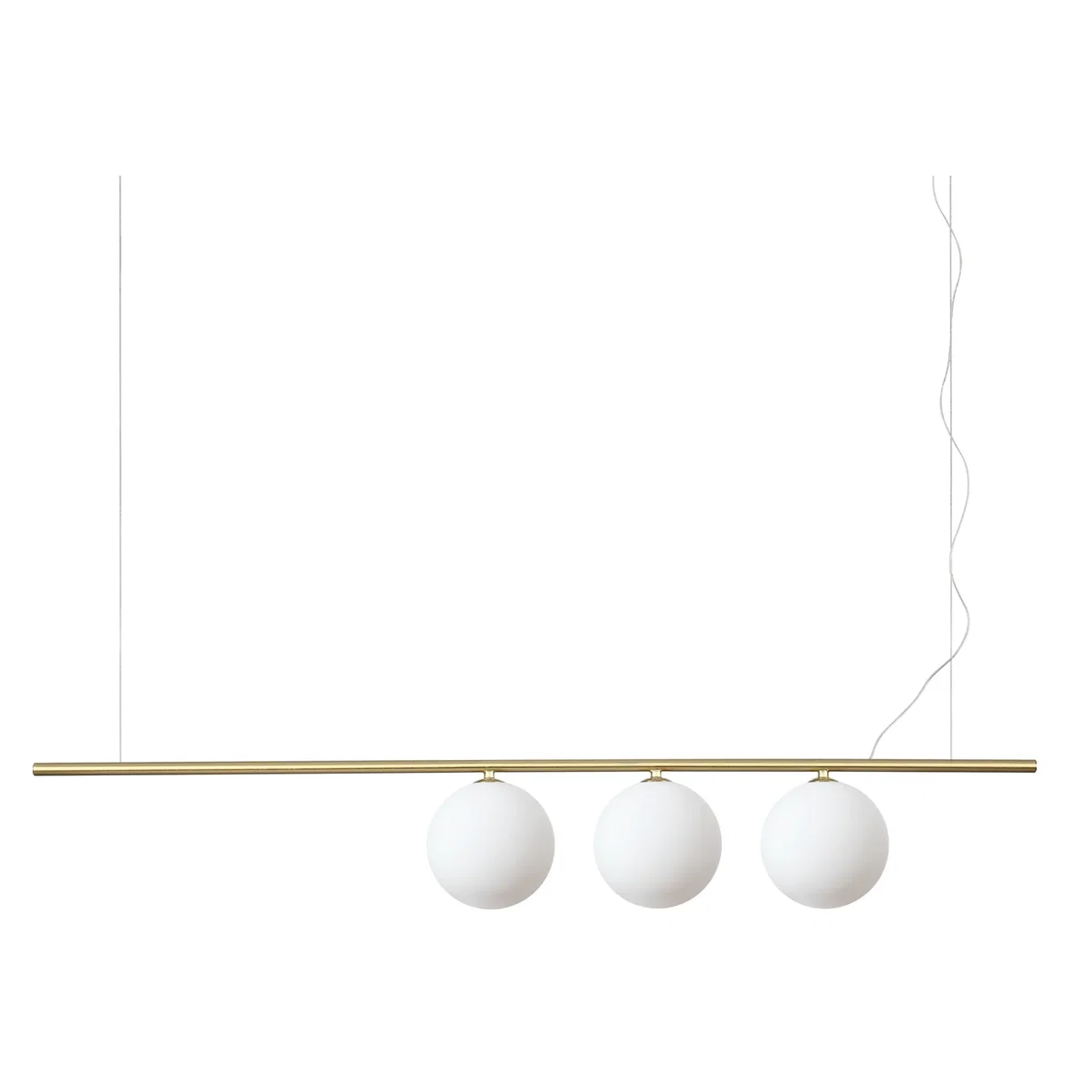 Ideal Lux Lighting PERLINE Pendant Light Brass - Brass