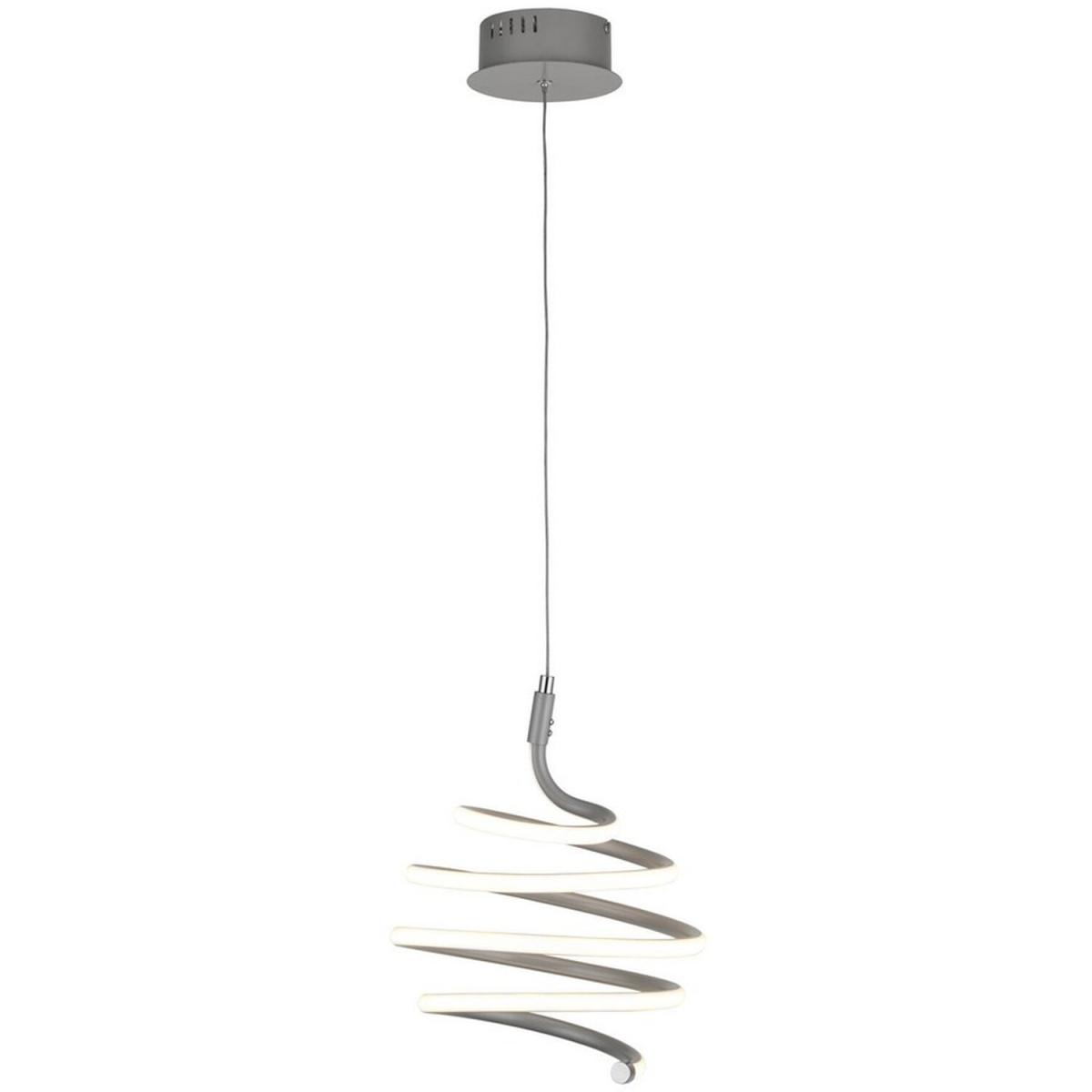 Swirl Integrated Led Grey Ceiling Pendant - Grey – image 2