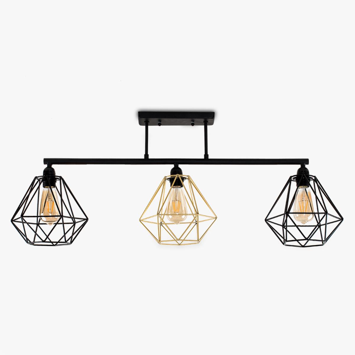 Fillatt Black Ceiling Bar Light Black Shade - Black – image 4