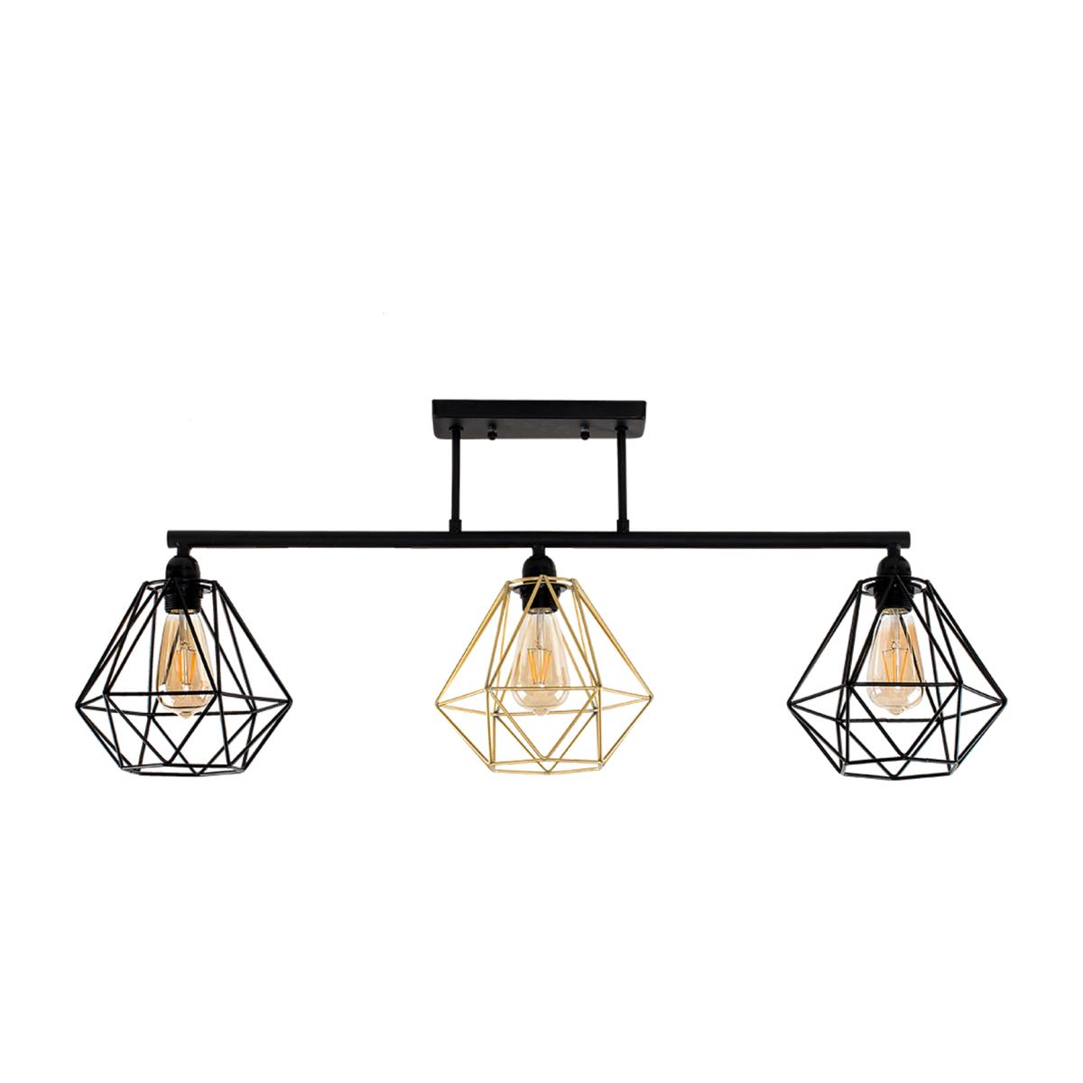 Fillatt Black Ceiling Bar Light Black Shade - Black – image 1