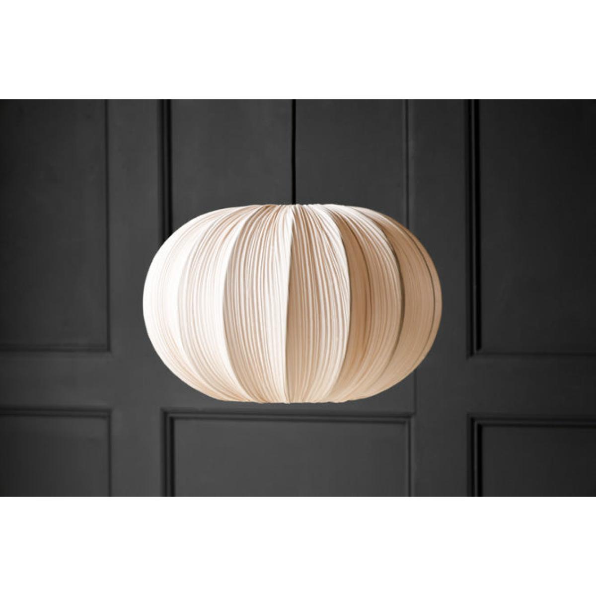 Neutral Pleated Fabric Ceiling Light – image 6
