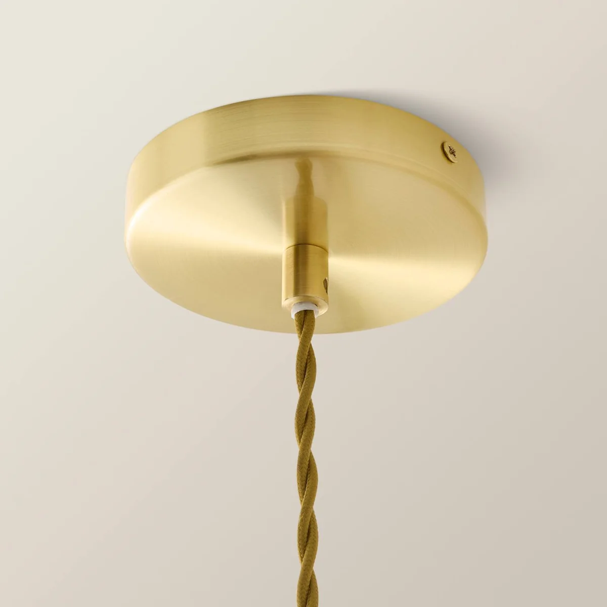 Giselle Ombre Berry Glass Ceiling Pendant Light - Brushed Gold / 18.8cm – image 2
