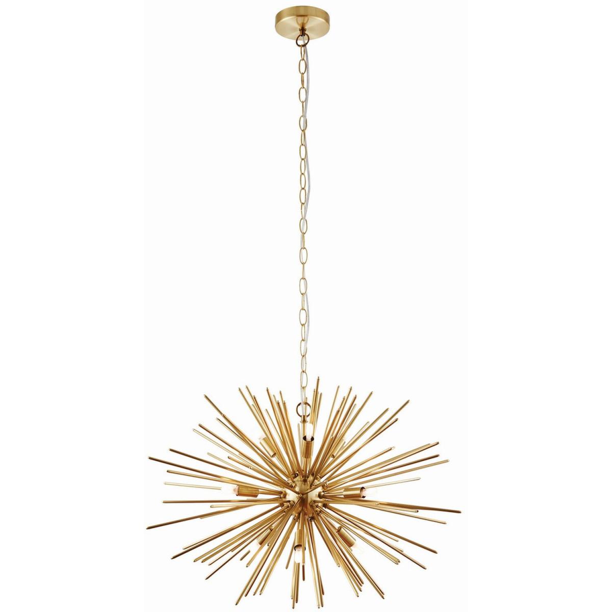 Orta 9 Light Spherical Pendant Satin Brushed Gold Plate, G9 - Satin Brushed Gold Plate – image 6