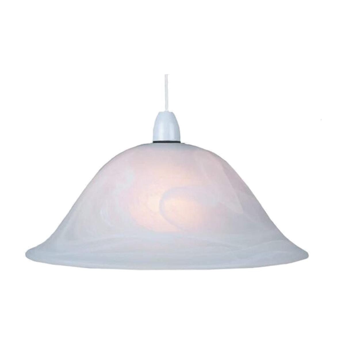 Murano 13 inch Glass Pendant Lampshade - Opal