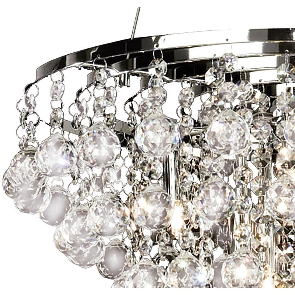 Atla Ceiling Pendant 8 Light Polished Chrome, Crystal - Polished Chrome – image 3