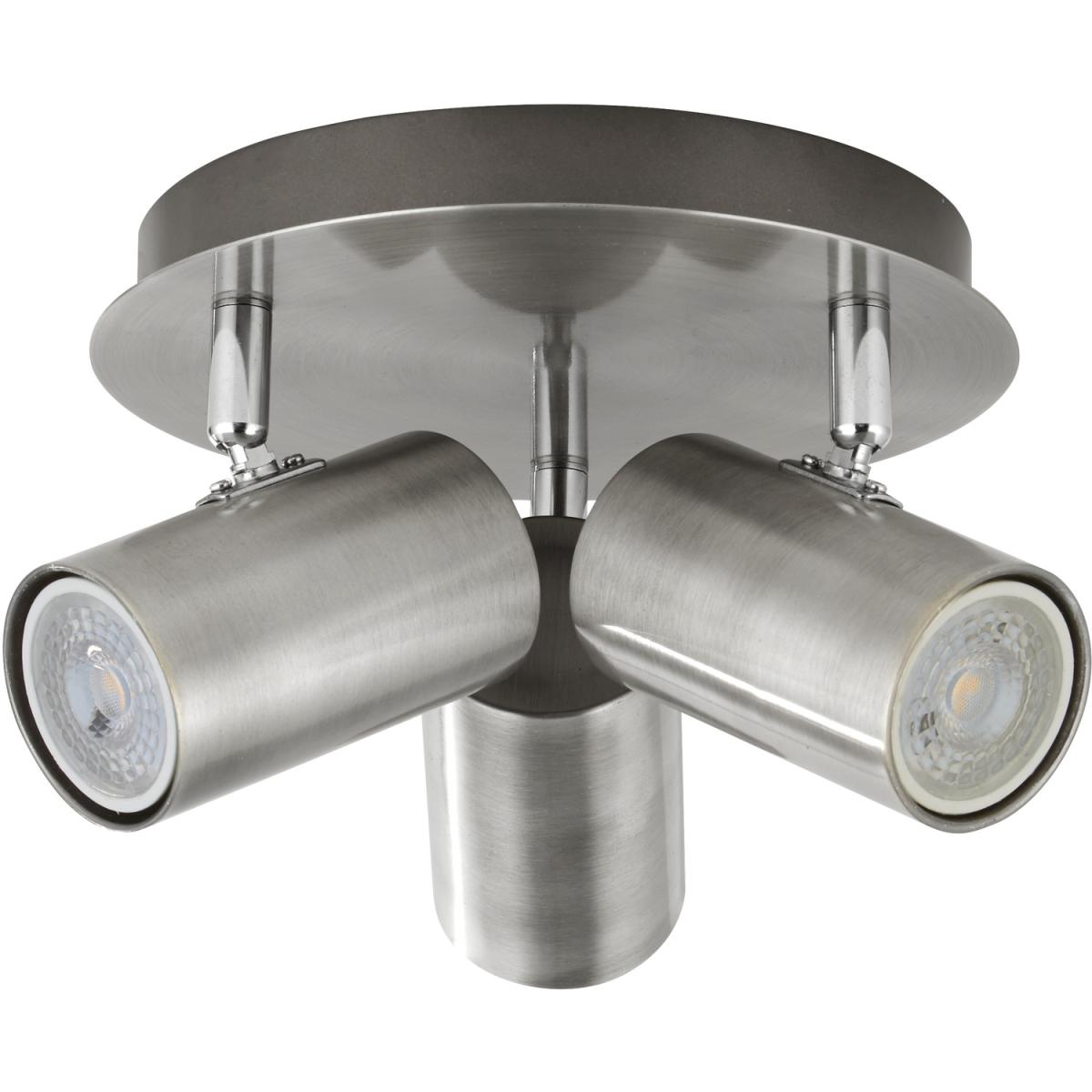 Satin Silver 3 Light Spot - Silver – image 2