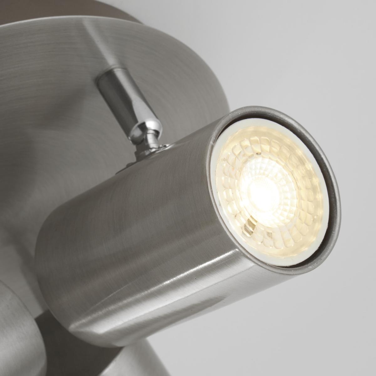 Satin Silver 3 Light Spot - Silver – image 3