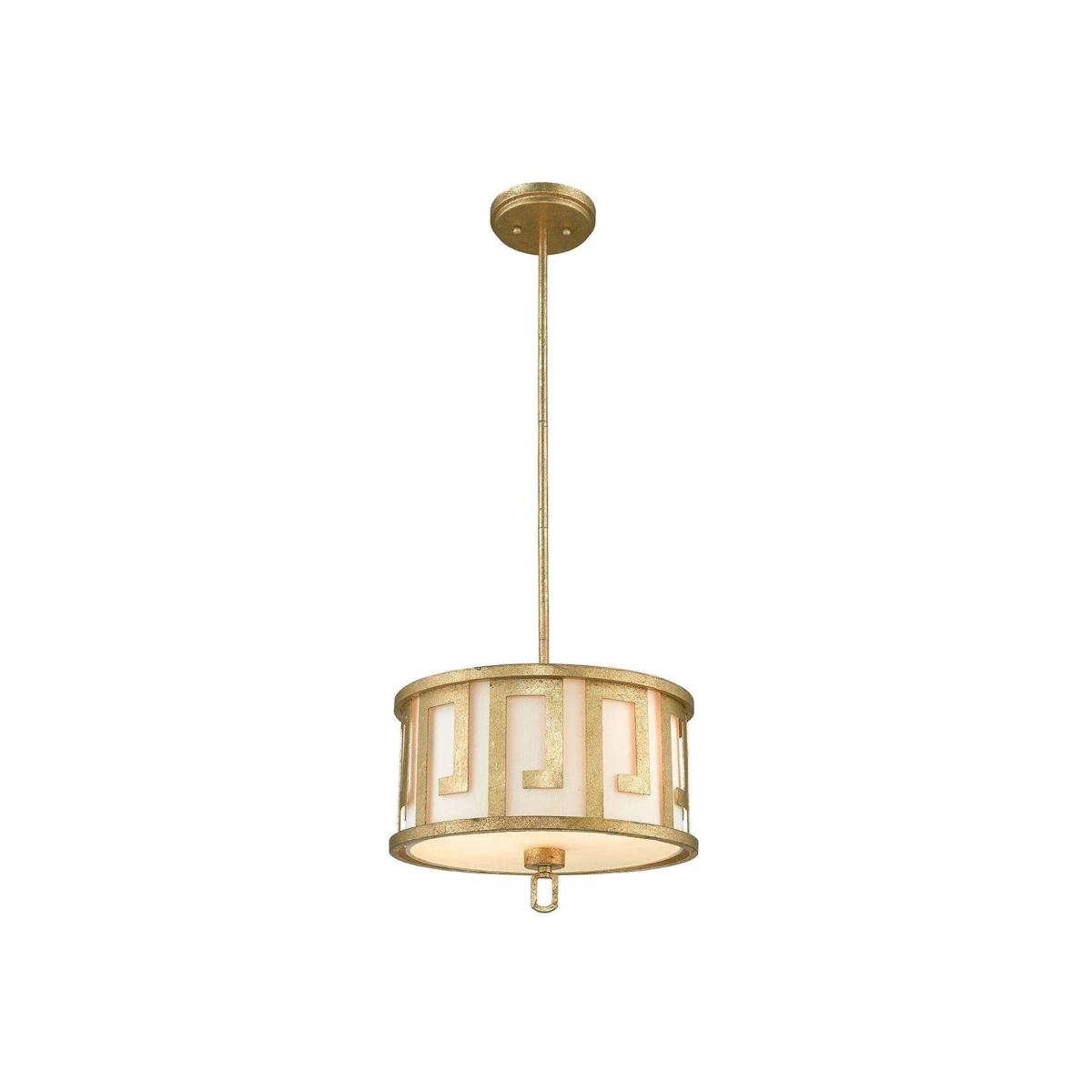 Lemuria 2 Light Medium Round Ceiling Duo-Mount Pendant Gold, E27 - Gold