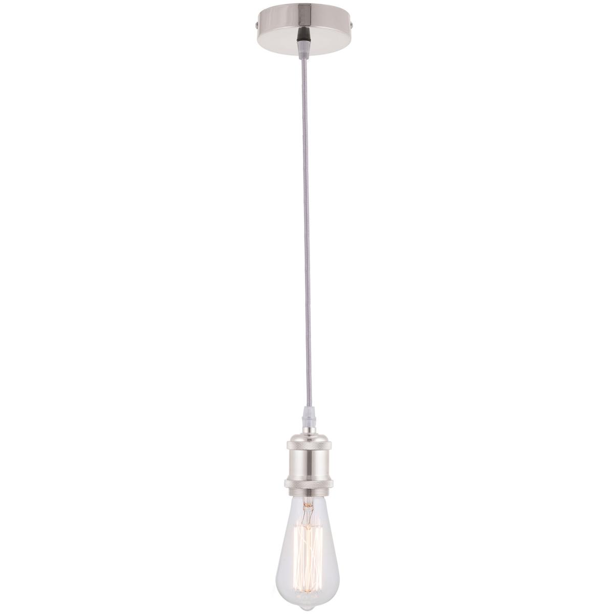 Decorative Pendant Light Fitting - Silver – image 2