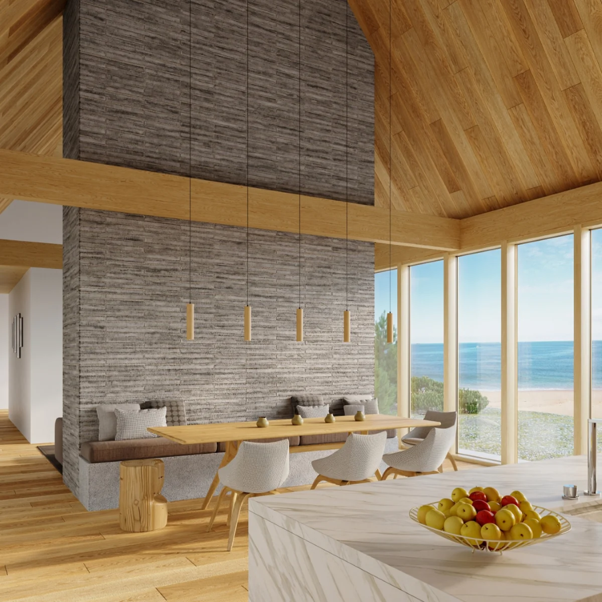 Pendant lamp LINO 2 wood - natural wood – image 6