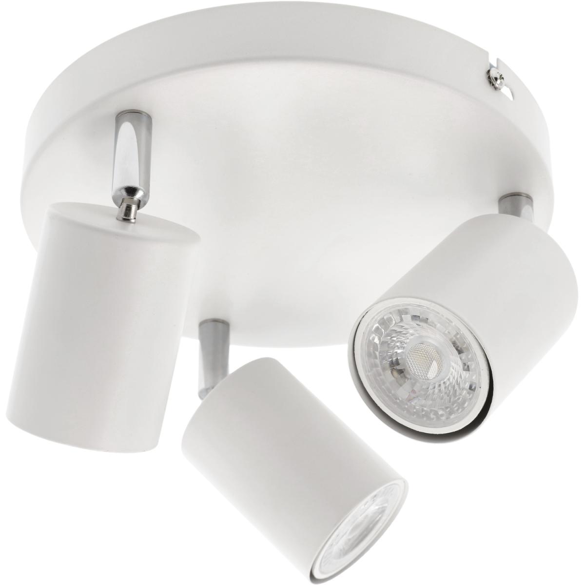 CGC JACK White Three Head GU10 Ceiling Spot Light - white – image 3