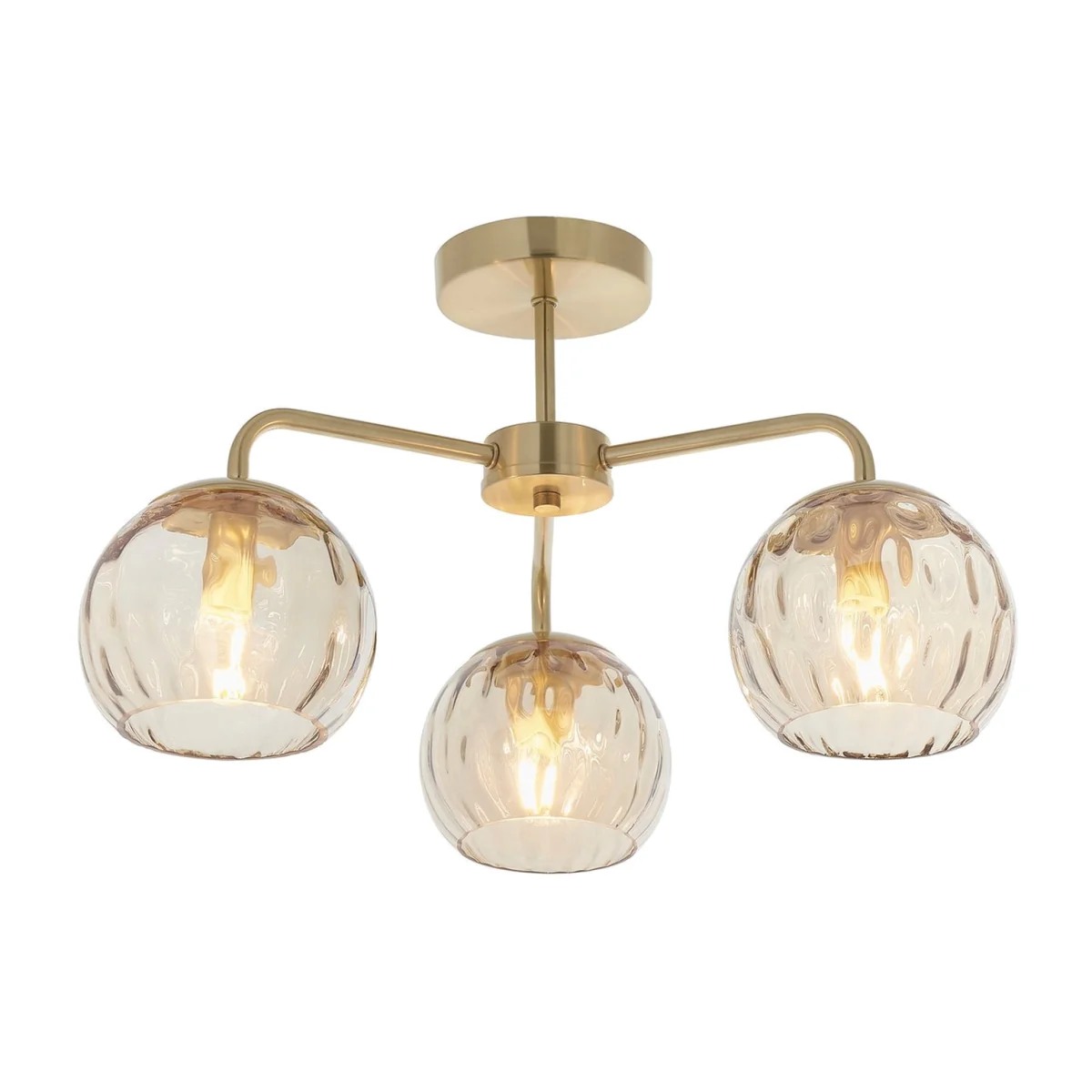 Dimple Ceiling Light Brass - Brass – image 1
