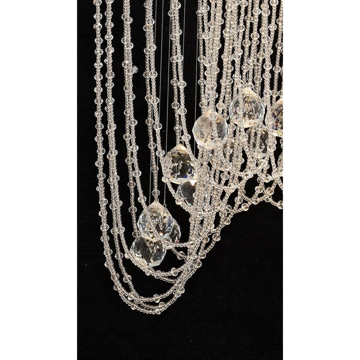 Camilla Ceiling Oval 10 Light Polished Chrome, Crystal - Polished Chrome – image 5