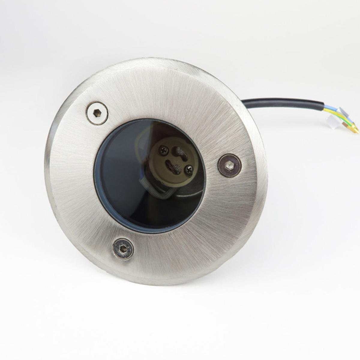 CGC IMAN Round Stainless Steel Inground Decking Lights - Silver – image 3