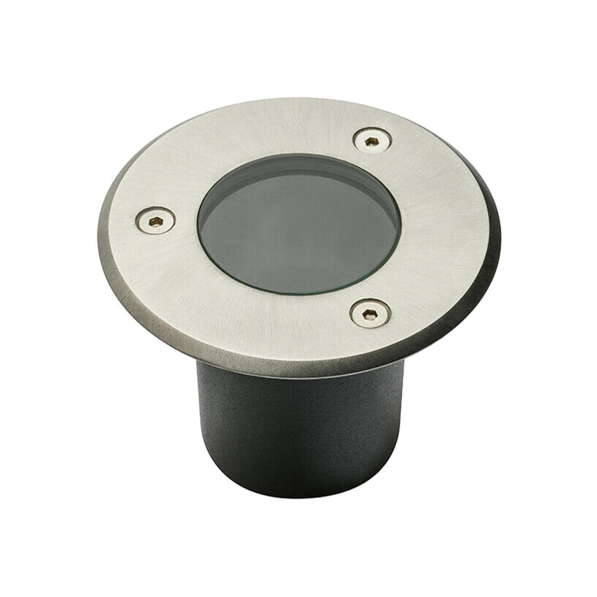 CGC IMAN Round Stainless Steel Inground Decking Lights - Silver – image 1