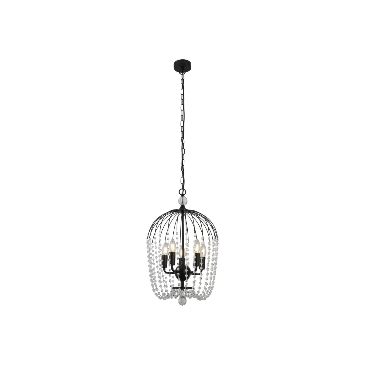 Tampico Black and Clear 5Lt Pendant - Black – image 1