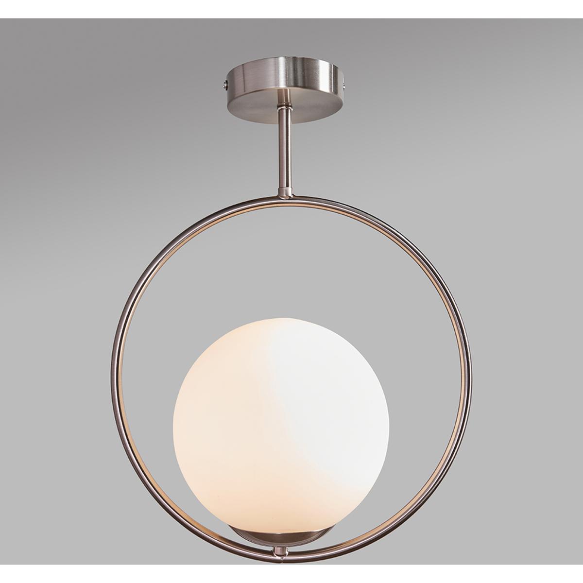 Beauworth Brushed Chrome Ceiling Light Pendant - Brushed Chrome – image 3