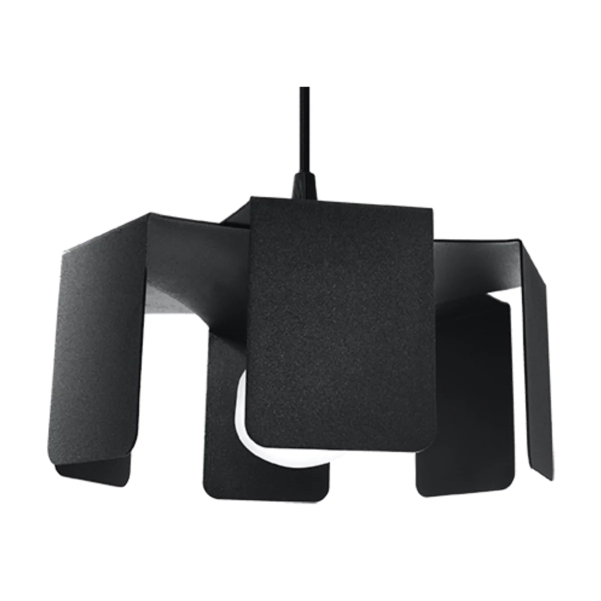 Pendant lamp TULIP white - black – image 1