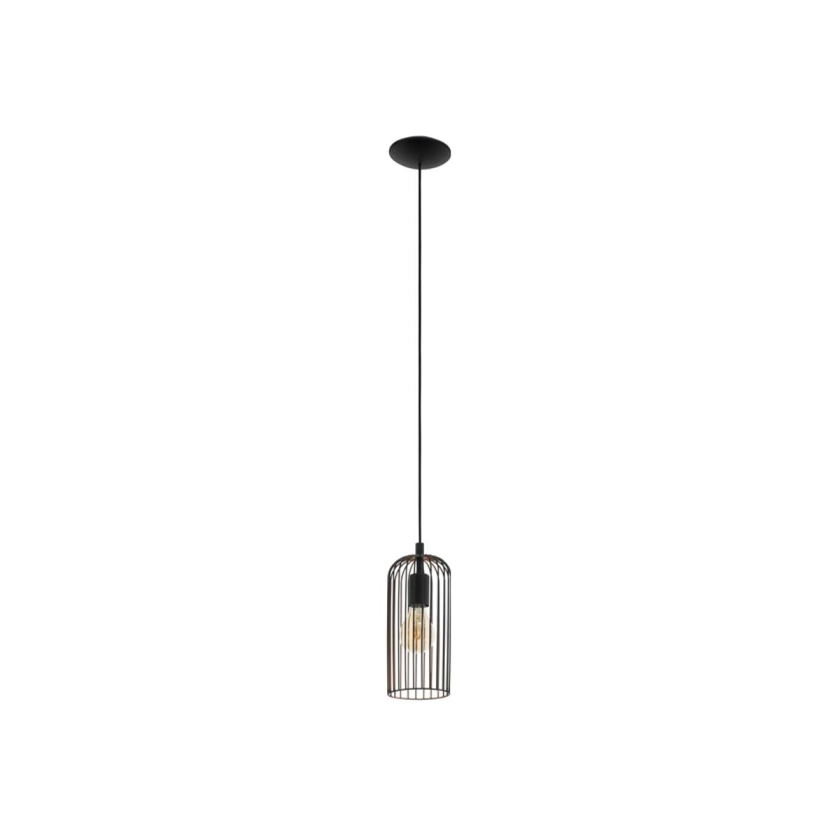 EGLO Roccamena Black Copper Pendant - Black