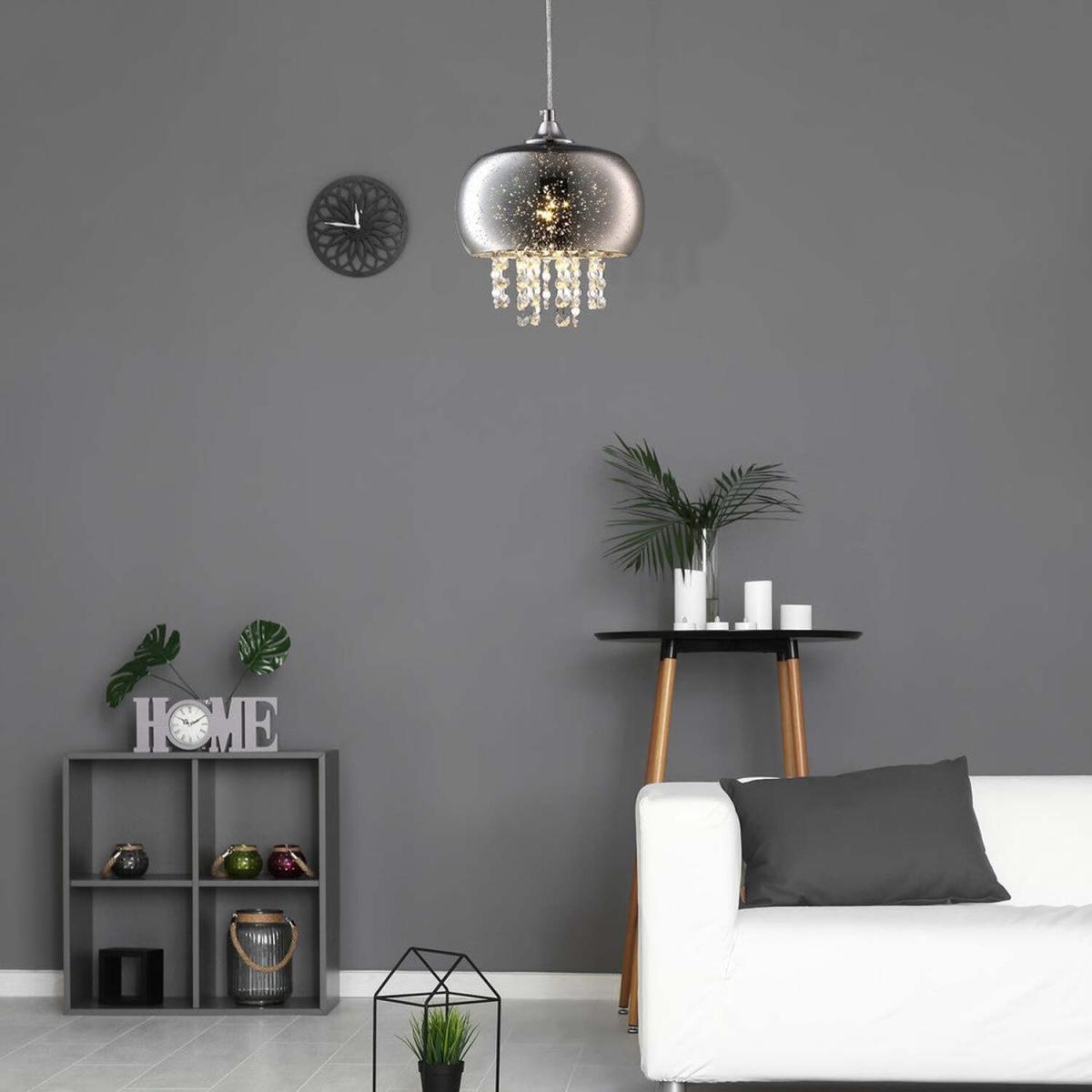 Milagro Pendant Lamp Starlight 1XE14 Chrome - Chrome – image 7