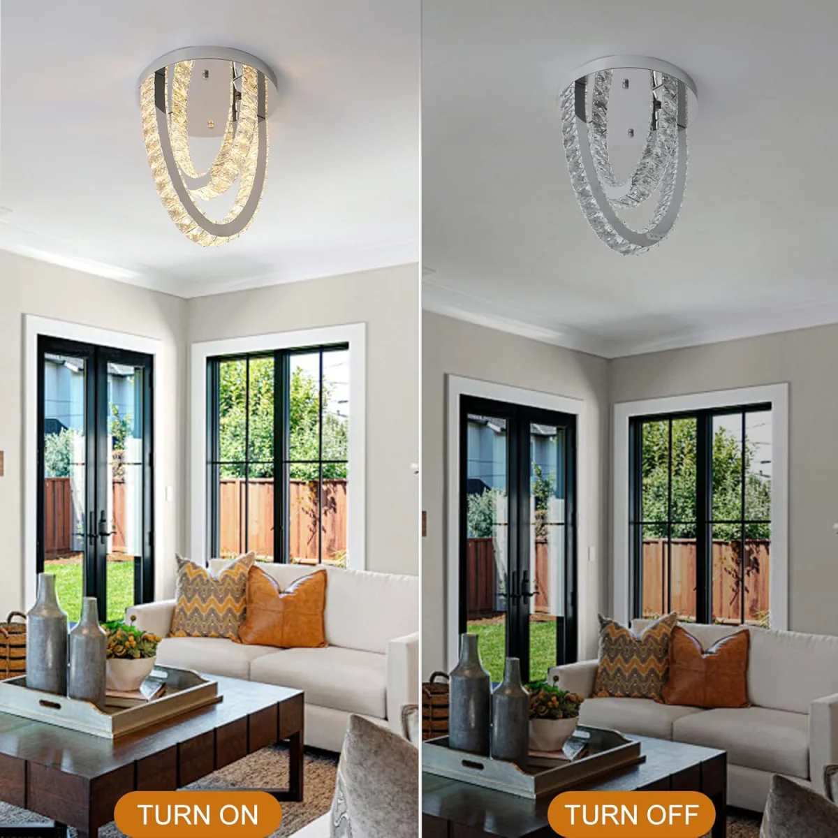 Ceiling Light Silver 40cm - Silver – image 2