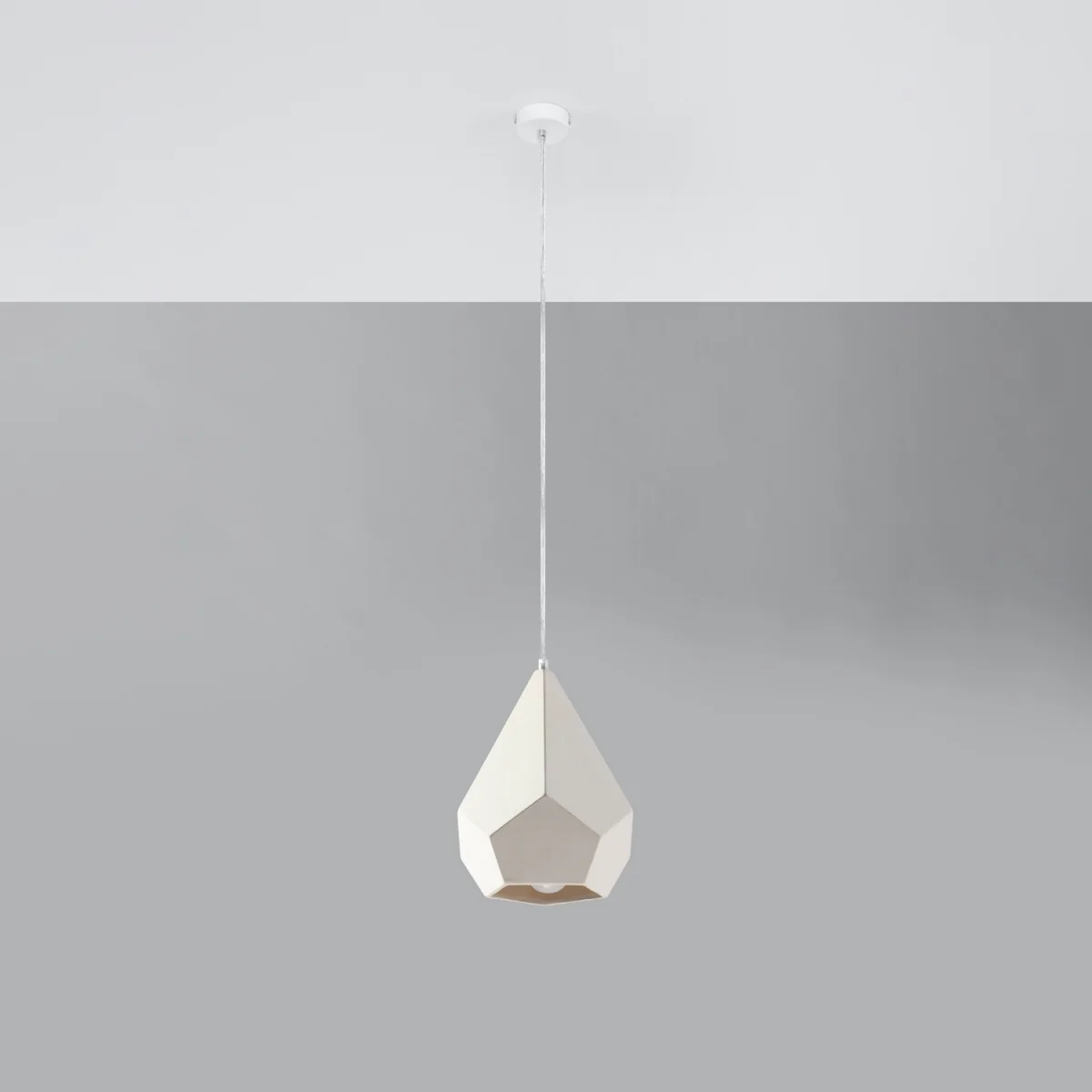 Ceramic pendant lamp PAVLUS - white – image 2
