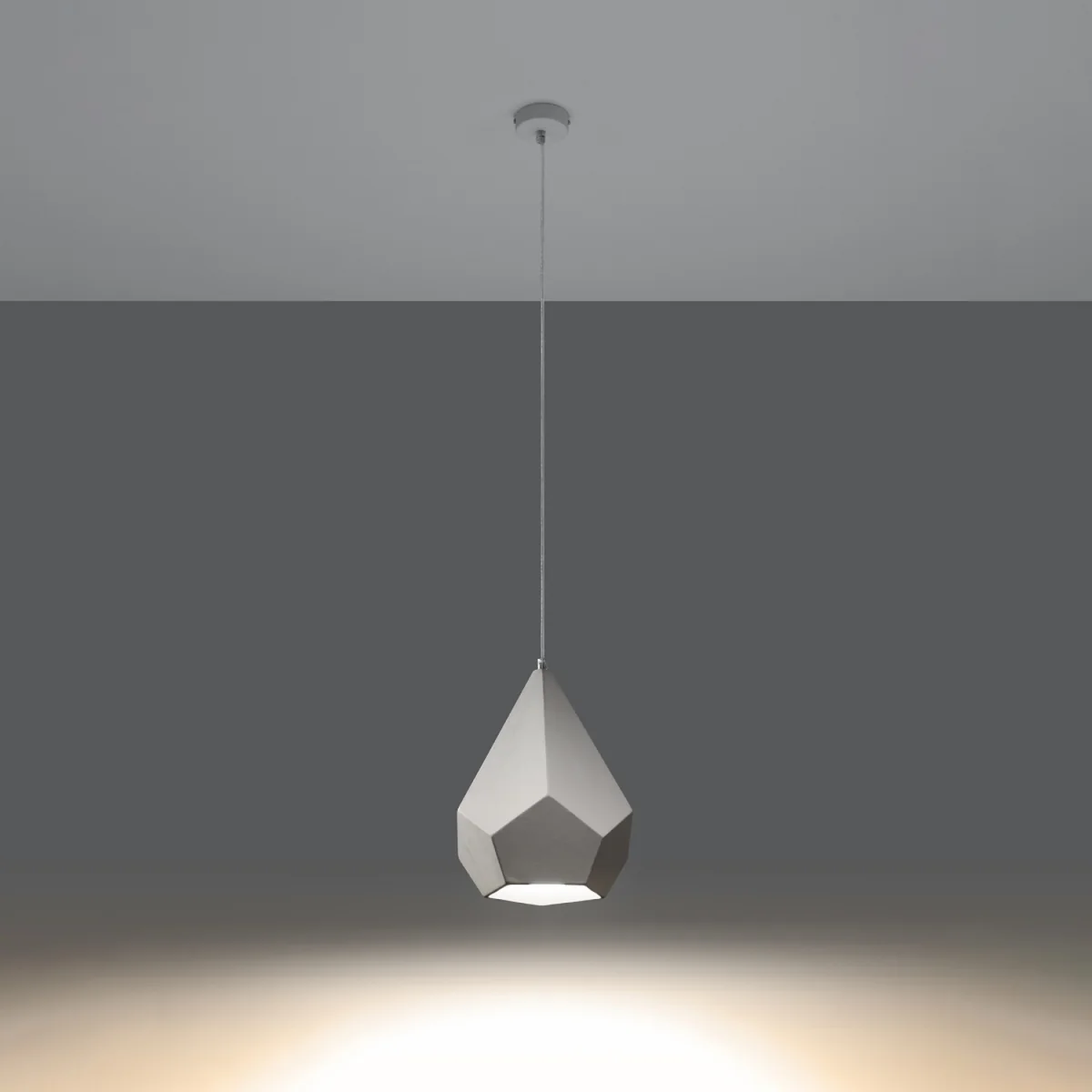 Ceramic pendant lamp PAVLUS - white – image 3