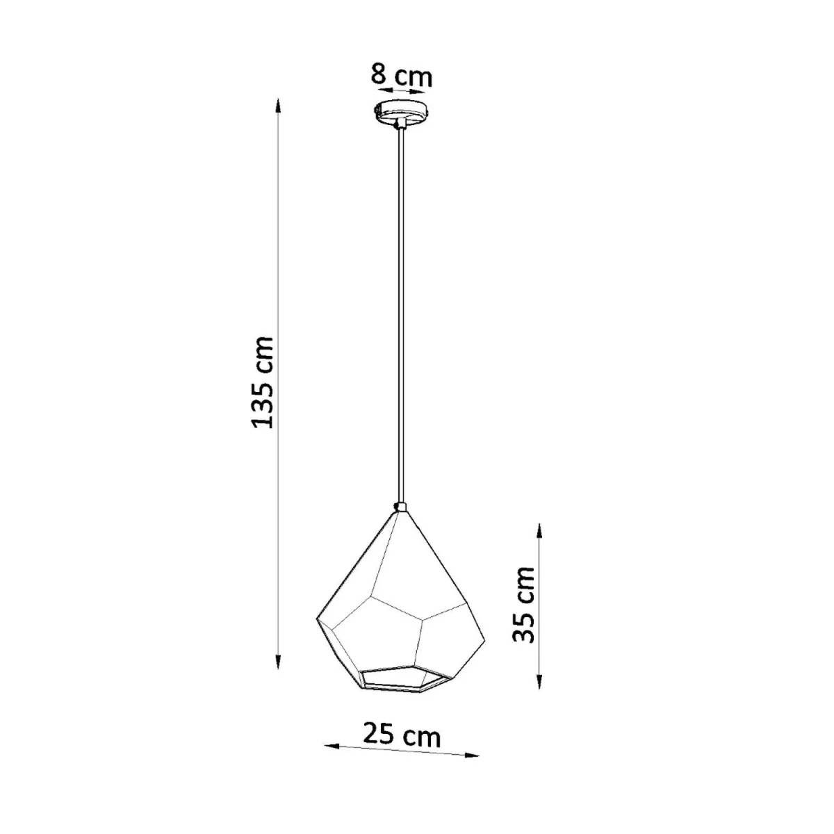 Ceramic pendant lamp PAVLUS - white – image 7
