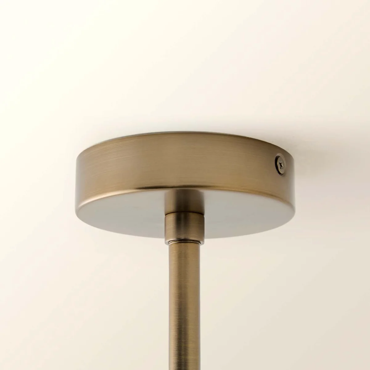 Shaw Adjustable Drop Pendant Lampholder - Brushed Brass – image 4
