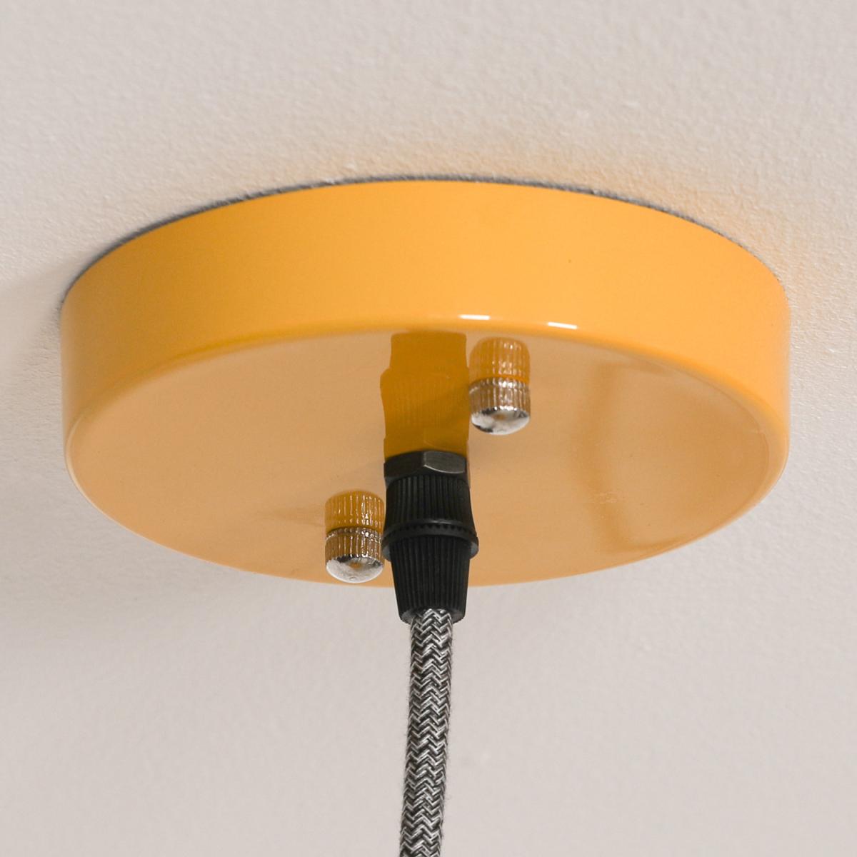 Large Royal Blue Pendant Ceiling Light Factory Style - Royal Blue – image 2